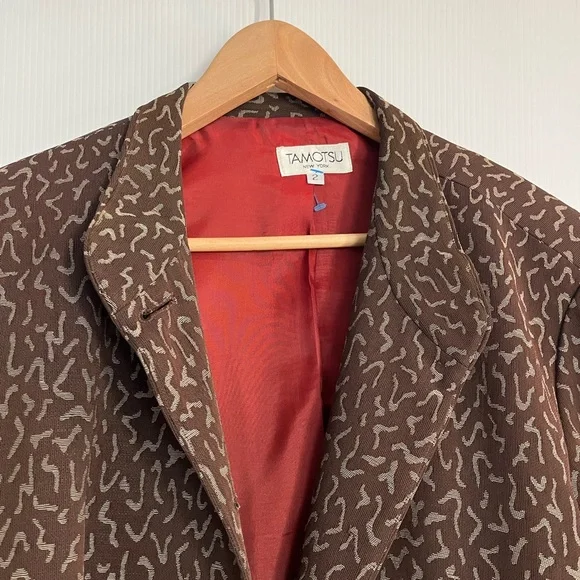 TAMOTSU brown blazer - Picture 8 of 8